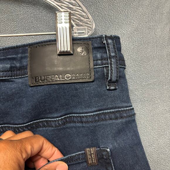 Buffalo David Bitton Axel Straight Jeans Western Country Preppy Comfy 38 x 32 - Picture 9 of 16